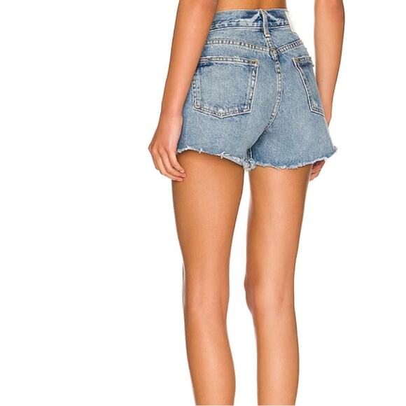EB Denim Cross Over Jean Shorts Size 31 New Retails $195 - Picture 2 of 10